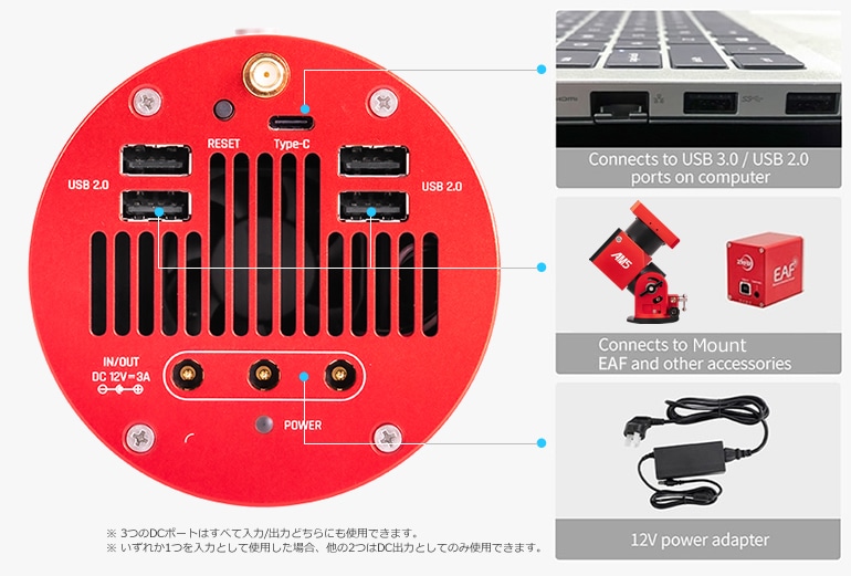 3,900円割引（定価 31,700円）ZWO ASI AIRMini - メルカリ