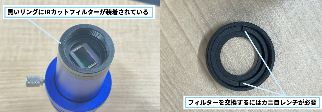 フィルターの換装説明